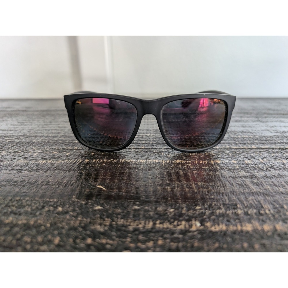 Ray-Ban RB4165 Justin Sunglasses Mens 54-16-145 Orange Mirrored Square 622/6Q - Picture 2 of 12